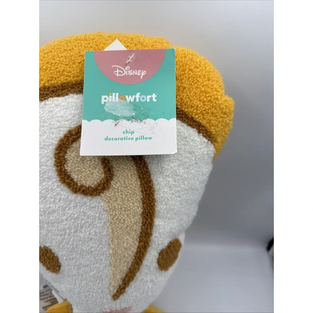 Pillowfort Disney Princess Belle Chip the Teacup Accent Decorative Bed Pillow